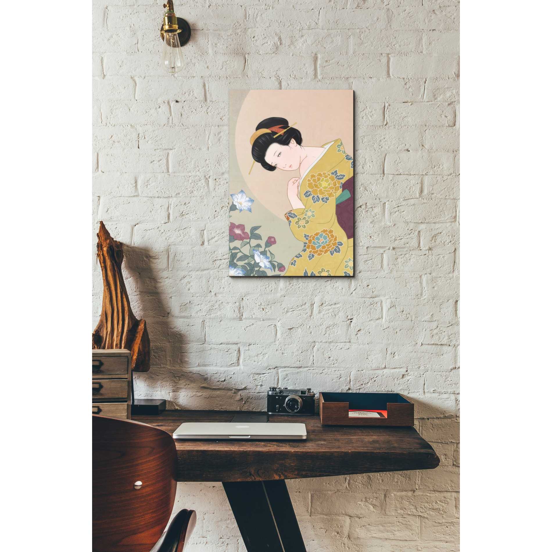 'Kikyou' by Sai Tamiya, Canvas Wall Art,12 x 18