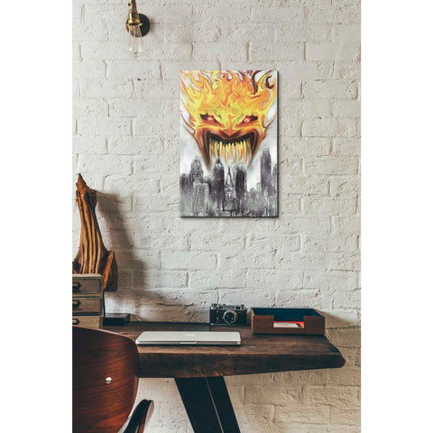 Image of 'Trial By Fire' by Michael StewArt, Canvas Wall Art,12 x 18