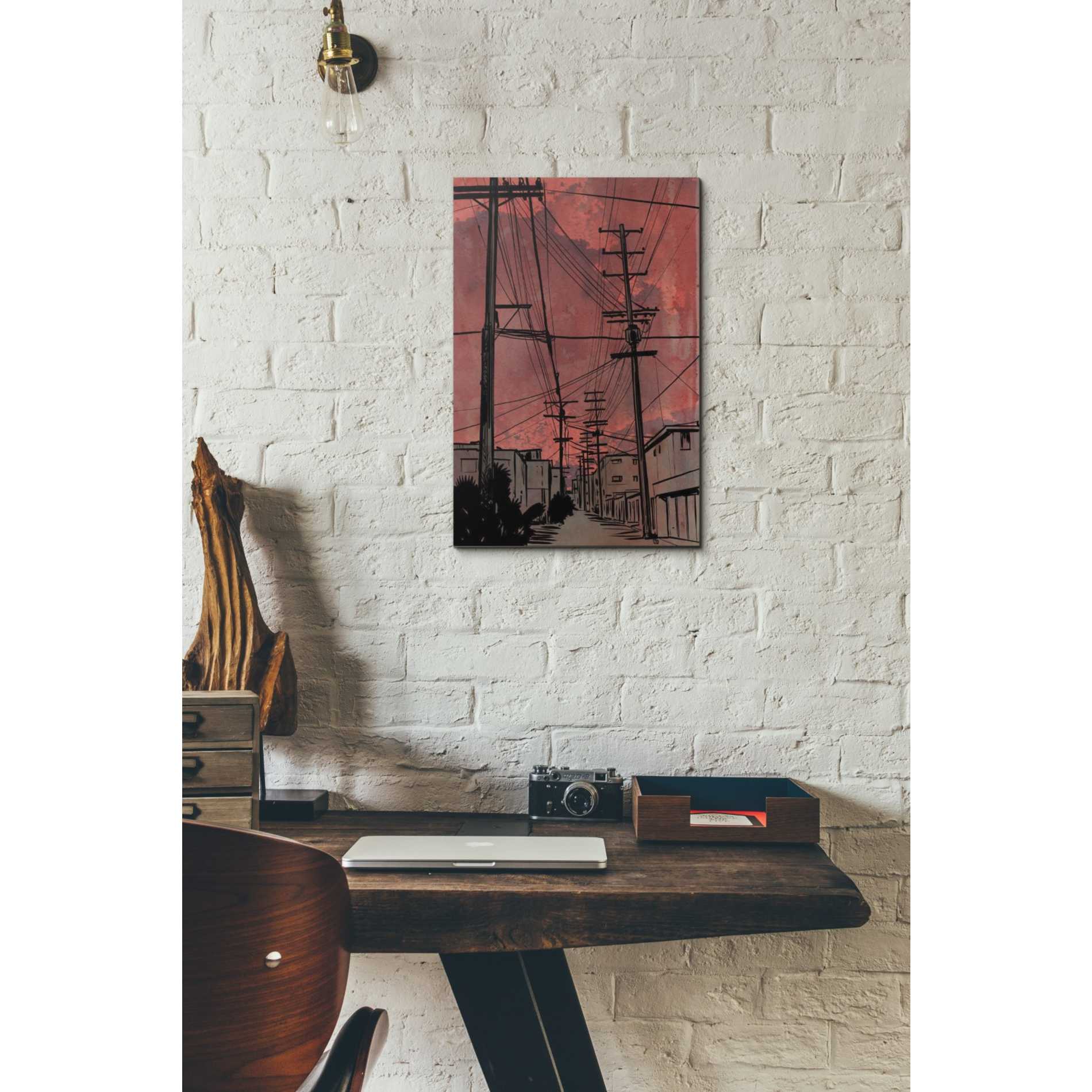 'Wires 3' by Giuseppe Cristiano, Canvas Wall Art,12 x 18