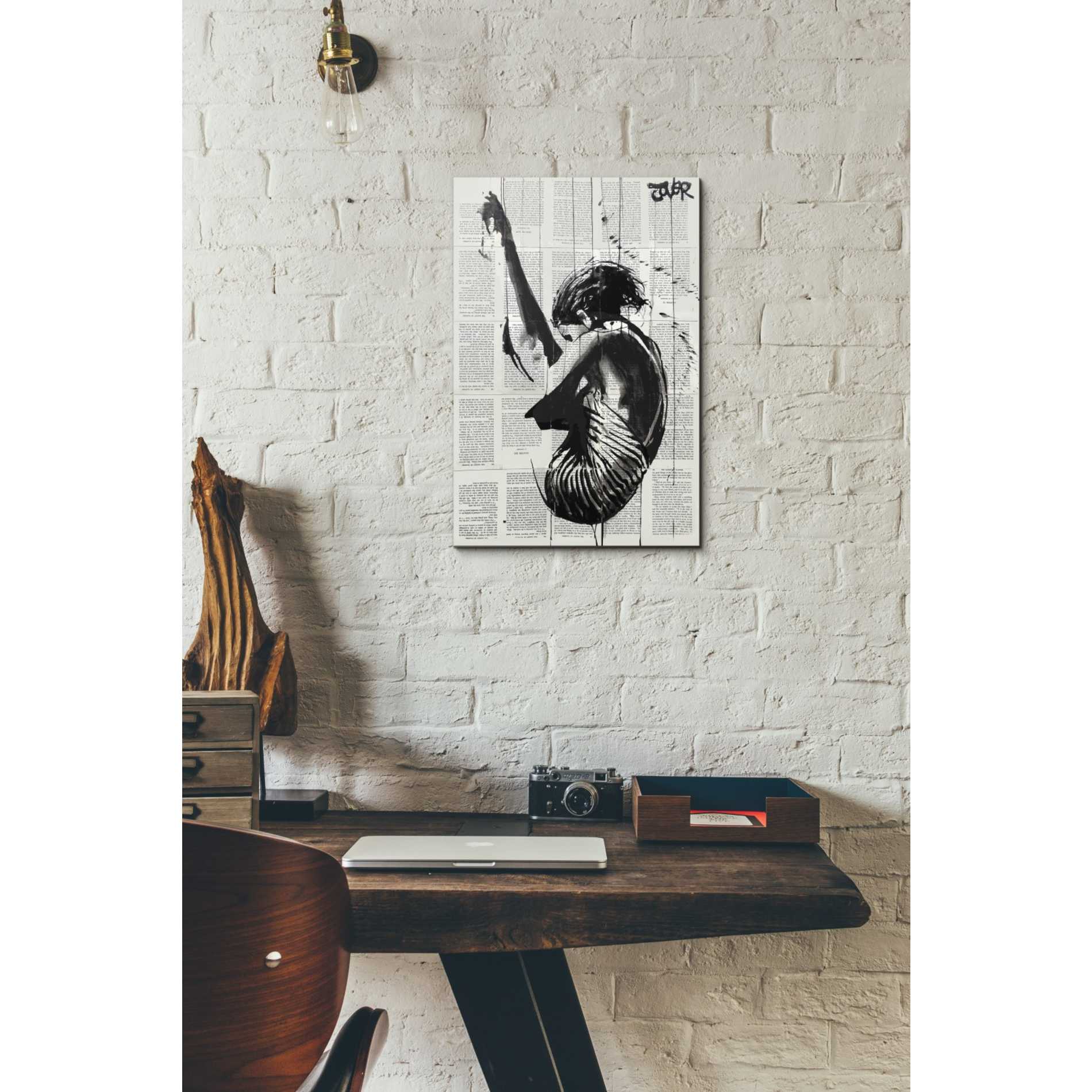 'Dive' by Loui Jover, Canvas Wall Art,12 x 18