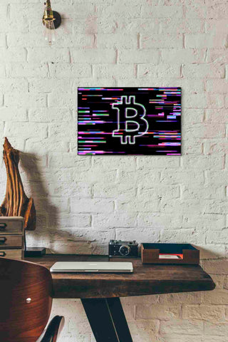 Image of 'Bitcoin Life' Canvas Wall Art,12x18