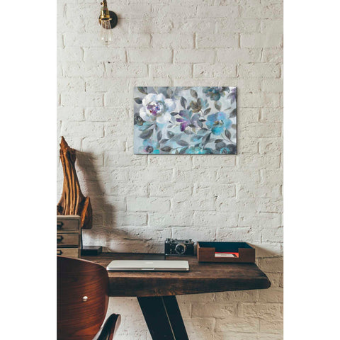 Image of 'Twilight Flowers Crop' by Danhui Nai, Canvas Wall Art,12 x 18