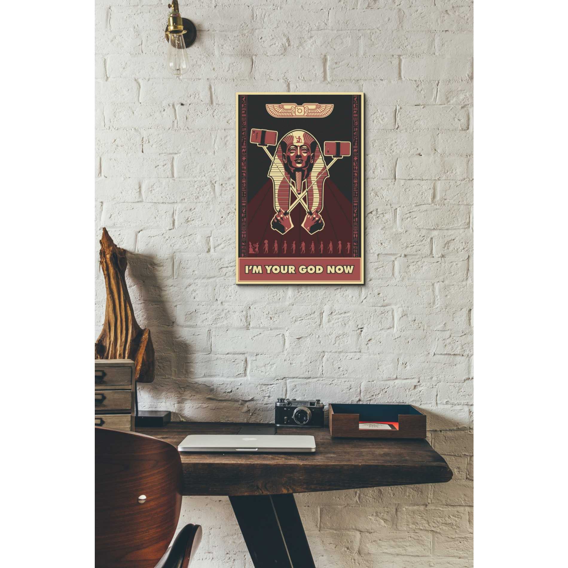 'InstaGod' Canvas Wall Art,12 x 18