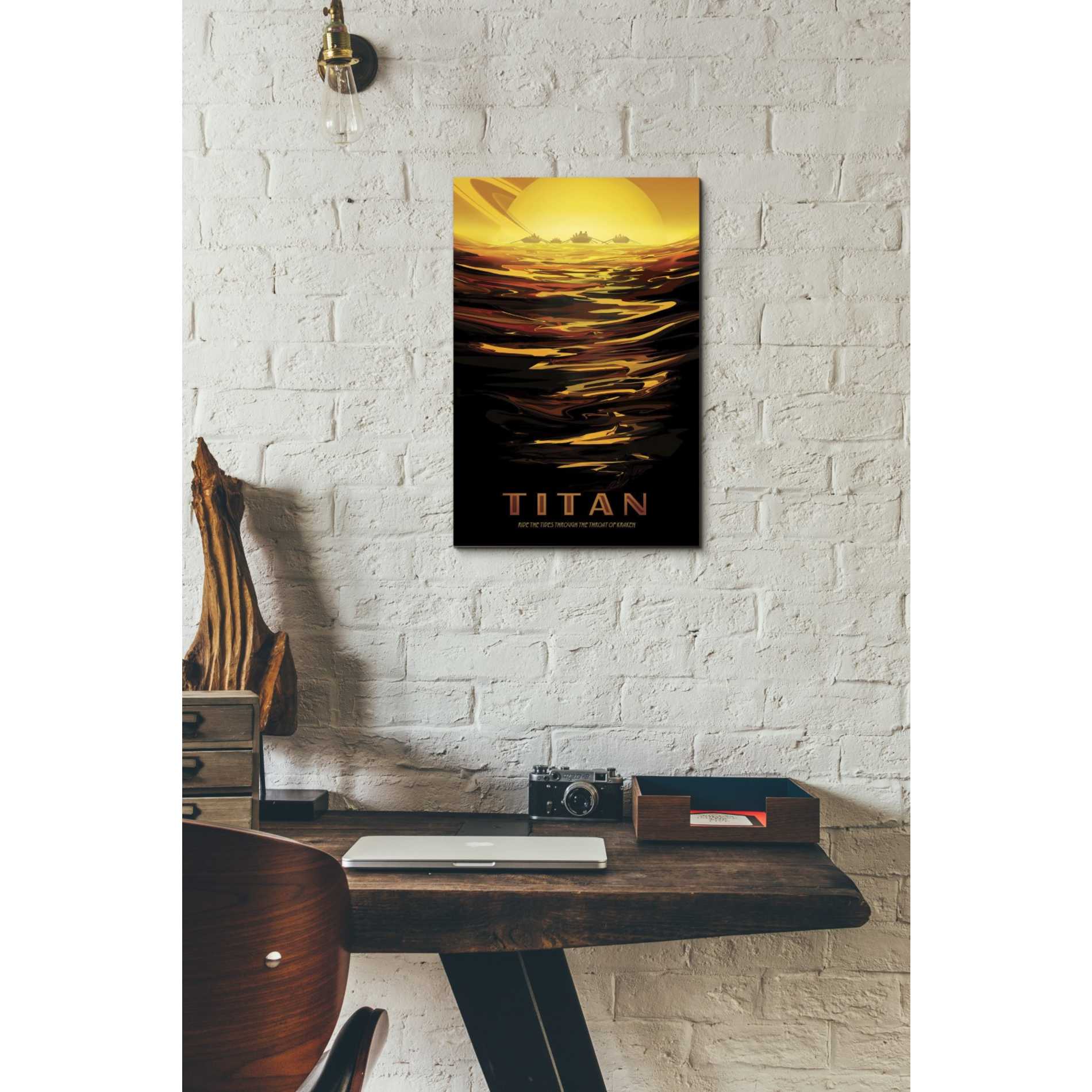 'Visions of the Future: Titan' Canvas Wall Art,12 x 18
