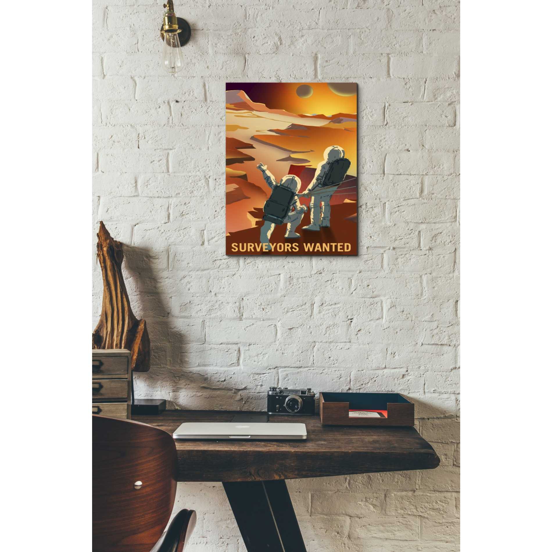 'Mars Explorer Series: Surveyors Wanted' Canvas Wall Art,12 x 18