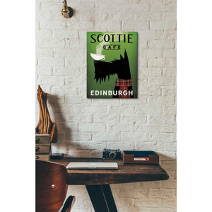 'Scottie Cafe' by Ryan Fowler, Canvas Wall Art,12 x 18