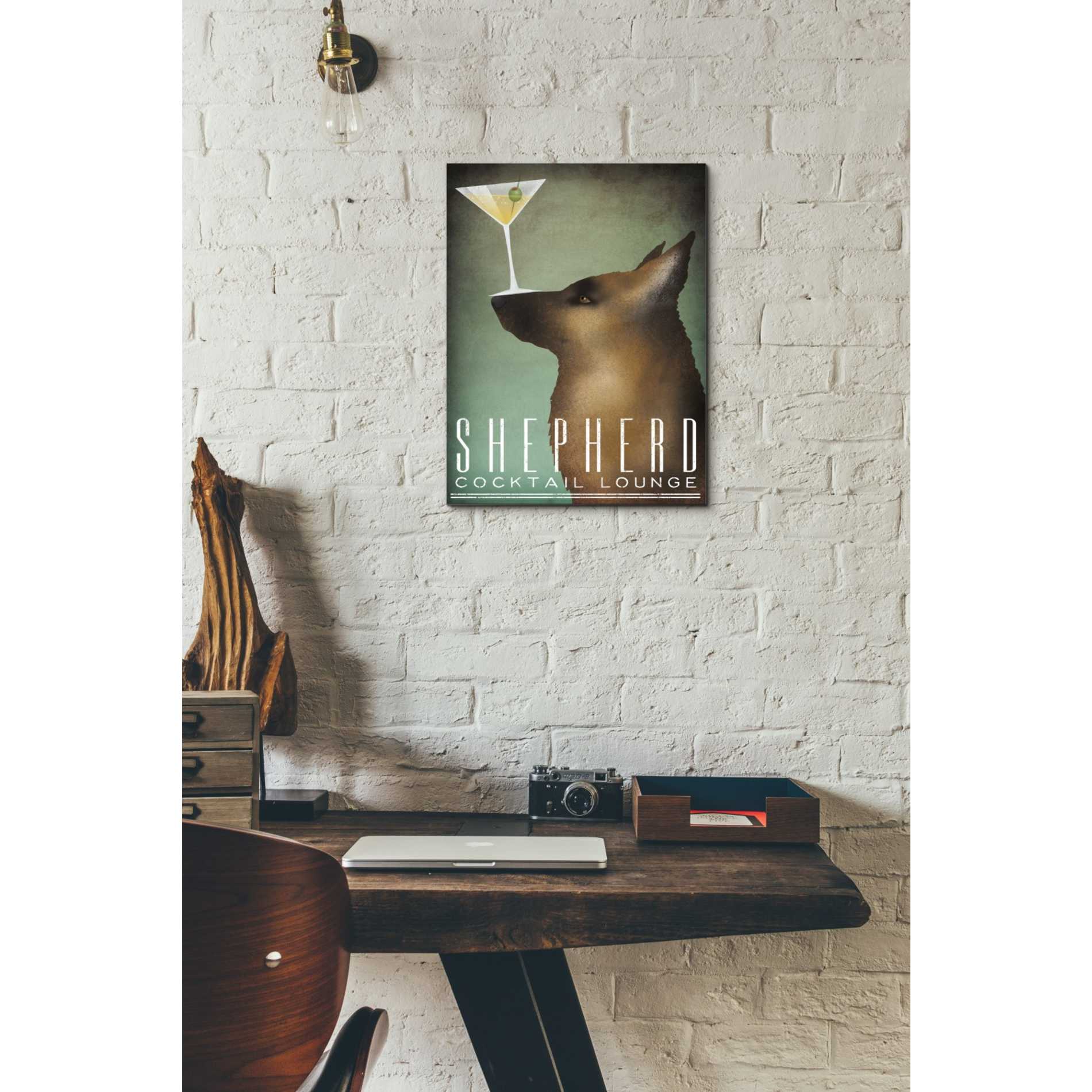 'Shepherd Martini' by Ryan Fowler, Canvas Wall Art,12 x 18