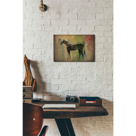 Image of 'Cheval Noir v2' by Ryan Fowler, Canvas Wall Art,12 x 18