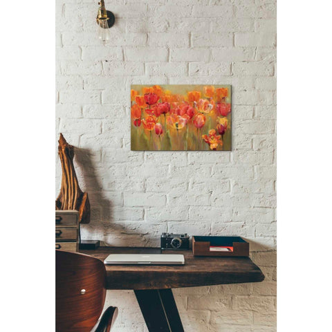 Image of 'Tulips in the Midst III' by Marilyn Hageman, Canvas Wall Art,18 x 12