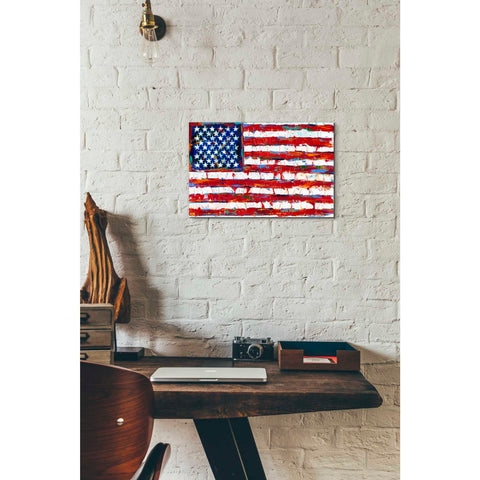 Image of 'Dramatic Stars & Stripes' by Carolee Vitaletti Giclee Canvas Wall Art