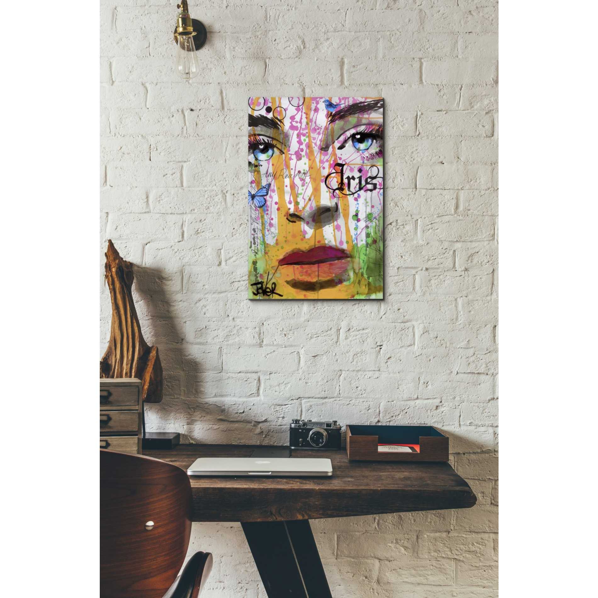 'Iris' by Loui Jover, Canvas Wall Art,12 x 18