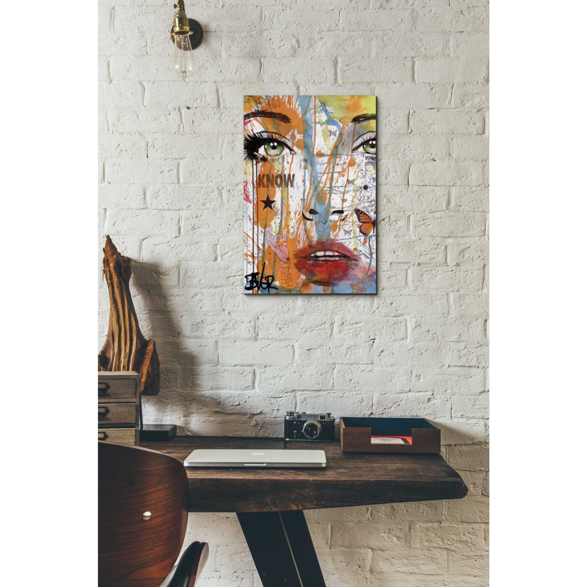 'Know' by Loui Jover, Canvas Wall Art,12 x 18