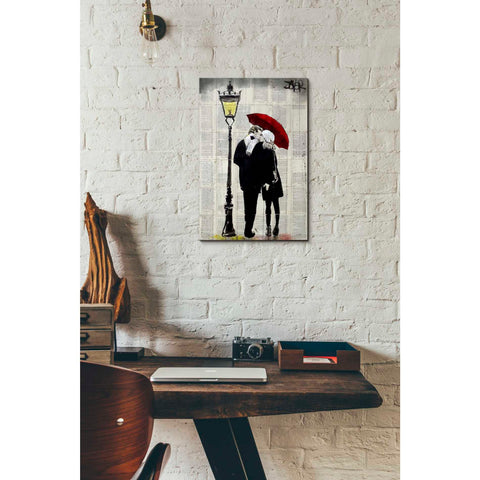 Image of 'Lamp Lovers' by Loui Jover, Canvas Wall Art,12 x 18