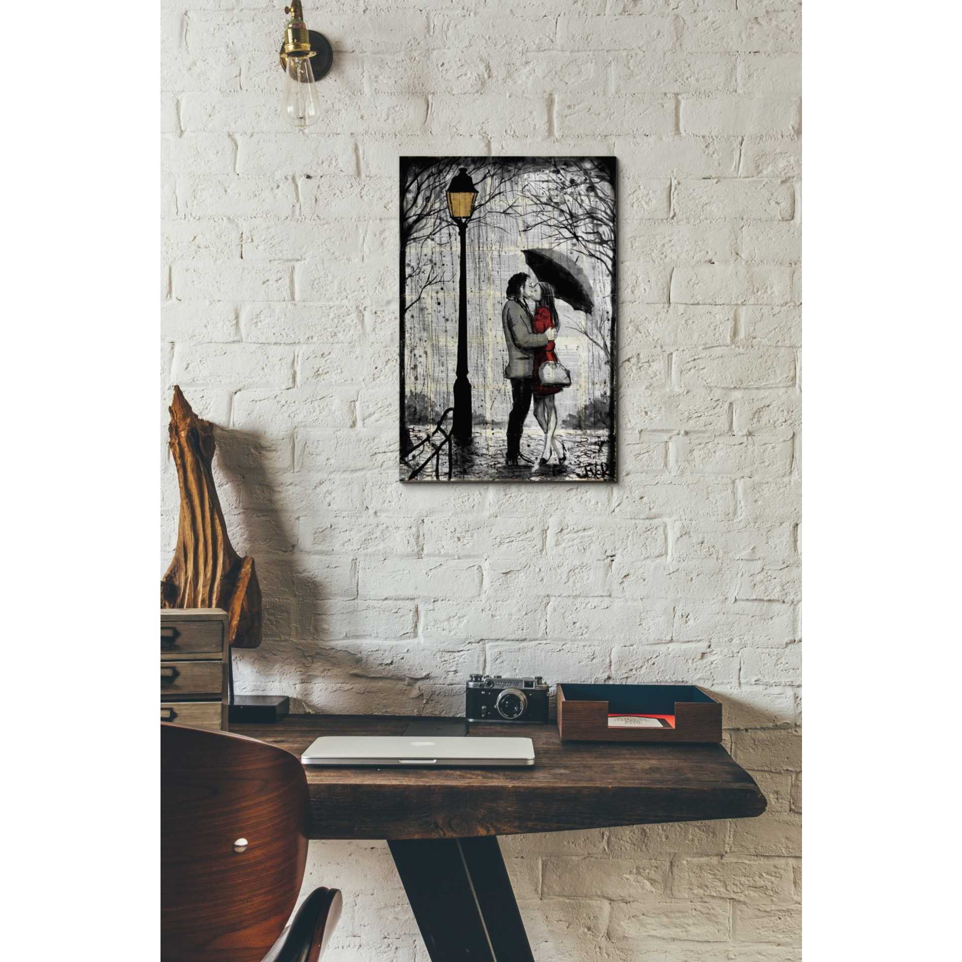 'Lamp' by Loui Jover, Canvas Wall Art,12 x 18