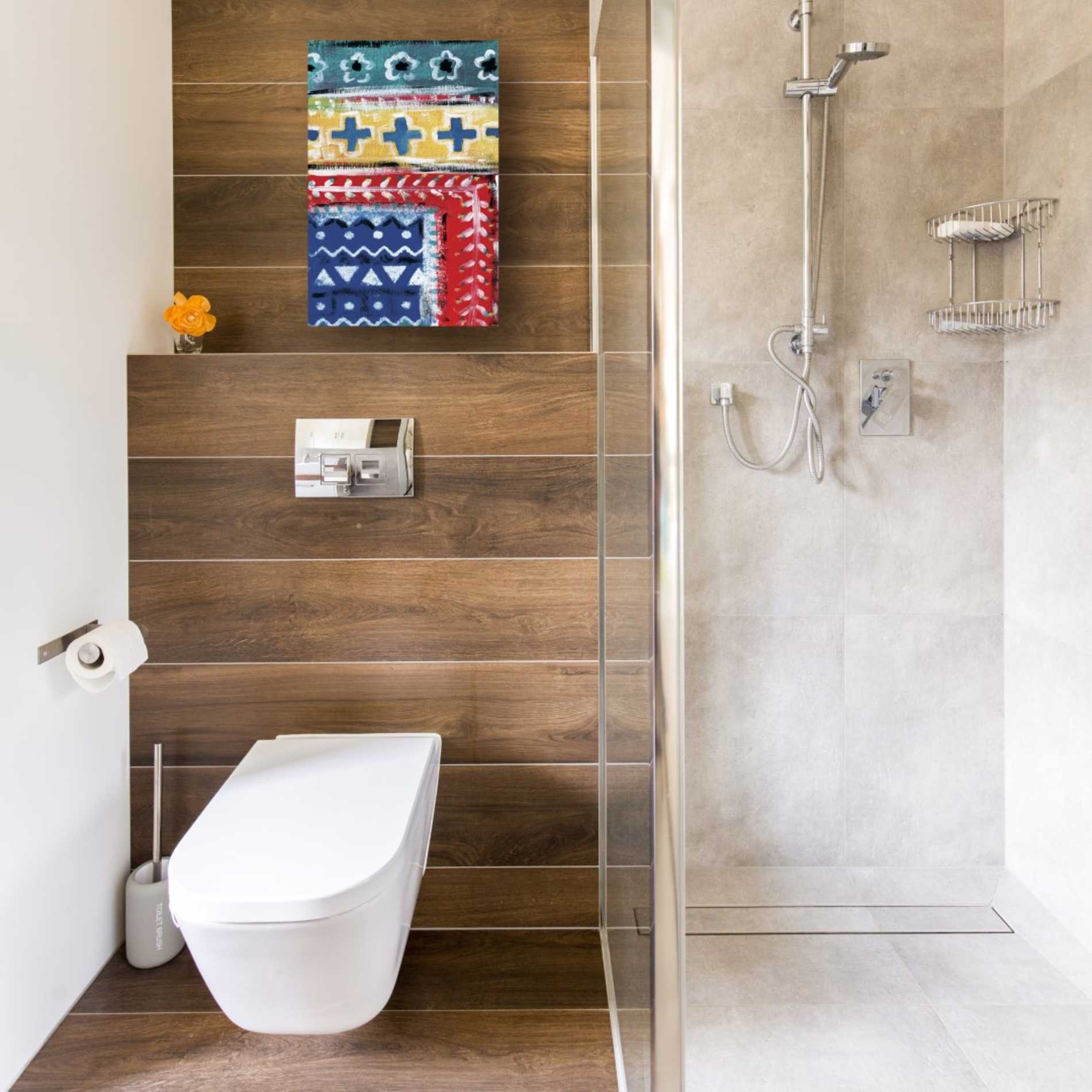 'Pattern Painting III' by Linda Woods, Canvas Wall Art,12 x 18