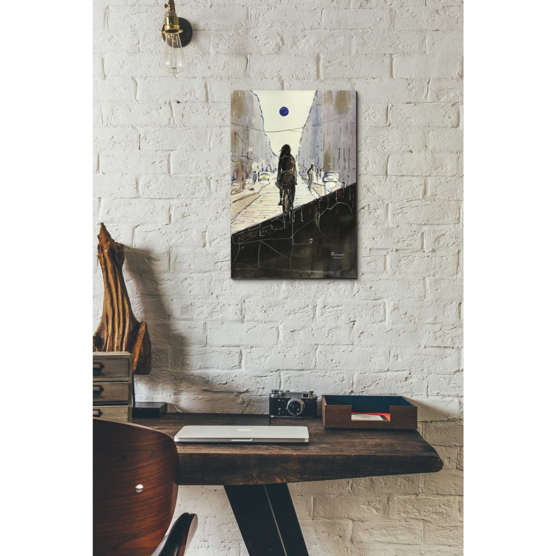 'The Divide' by Oscar Alvarez Pardo, Canvas Wall Art,12 x 18