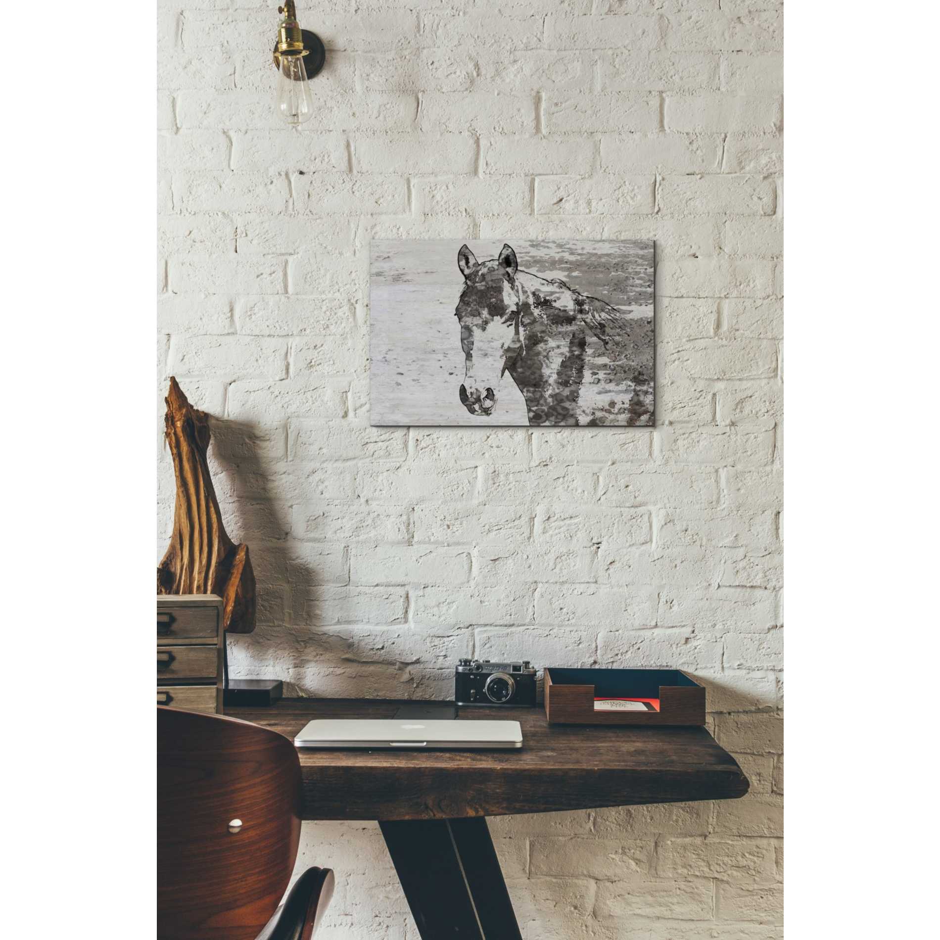 'Portrait of a Horse' by Irena Orlov, Canvas Wall Art,18 x 12