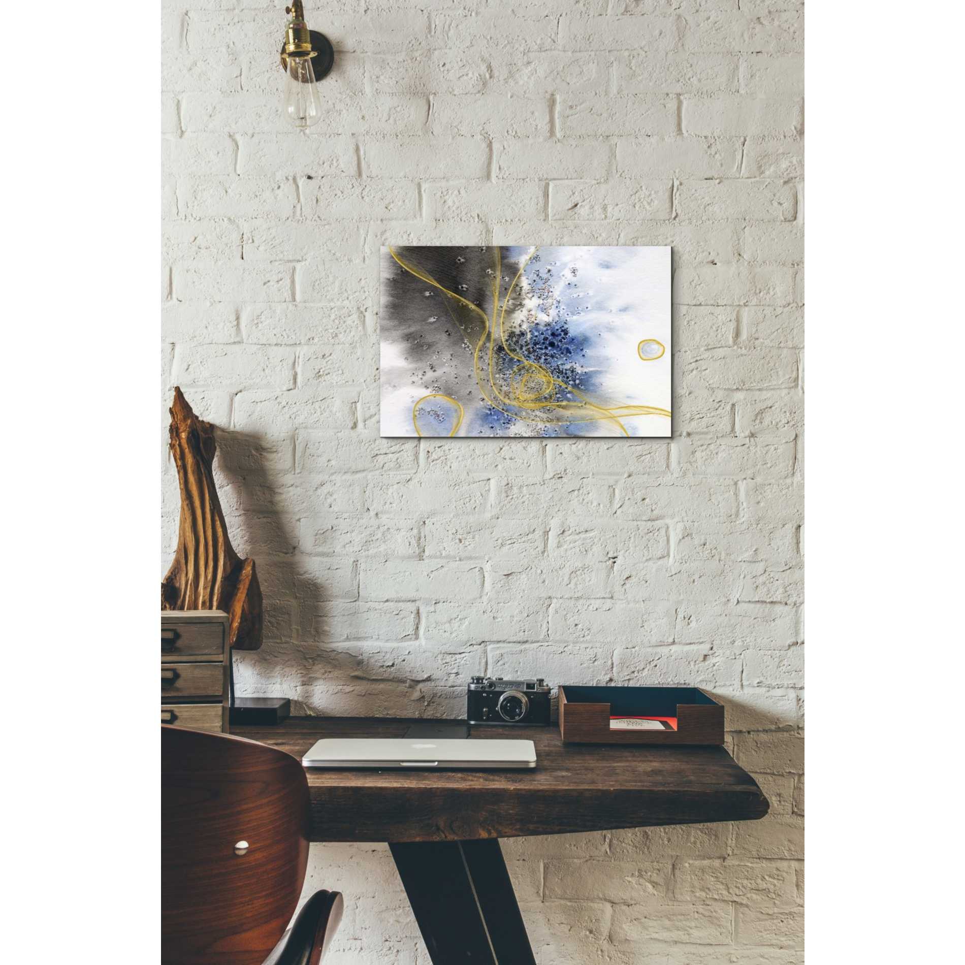 'Coastal Watercolor Abstract' by Irena Orlov, Canvas Wall Art,18 x 12