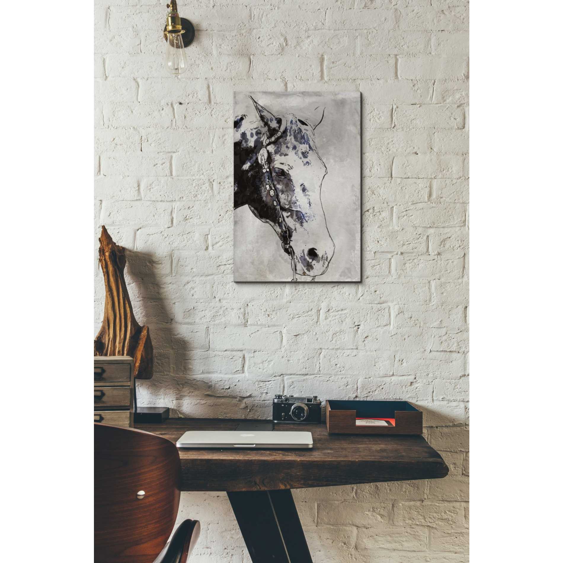 'Morgan Horse-Black Beauty' by Irena Orlov, Canvas Wall Art,12 x 18