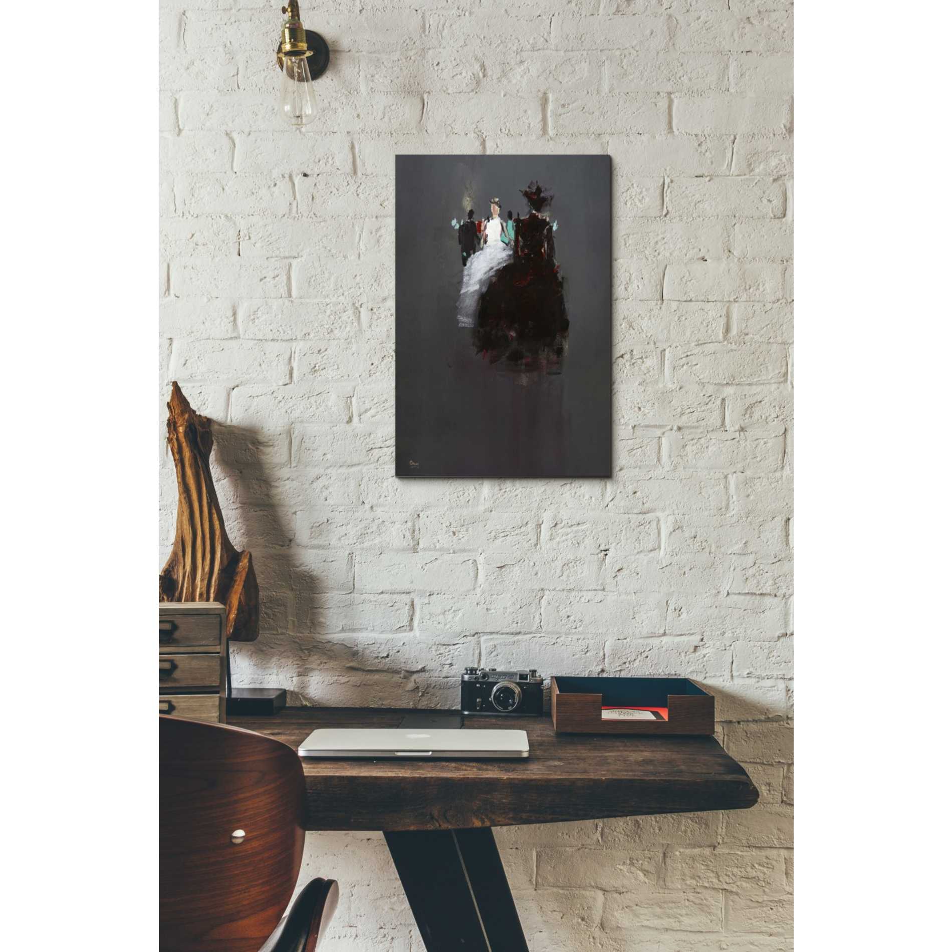 'Gathering' by Oscar Alvarez Pardo, Canvas Wall Art,12 x 18