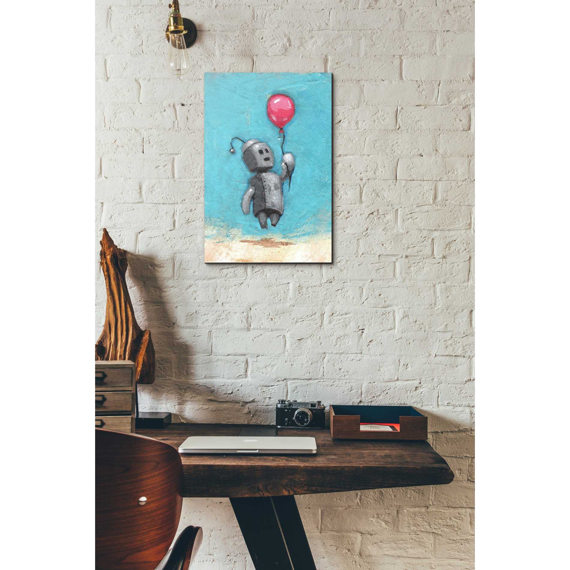 'Bot Balloon' by Craig Snodgrass, Canvas Wall Art,12 x 18