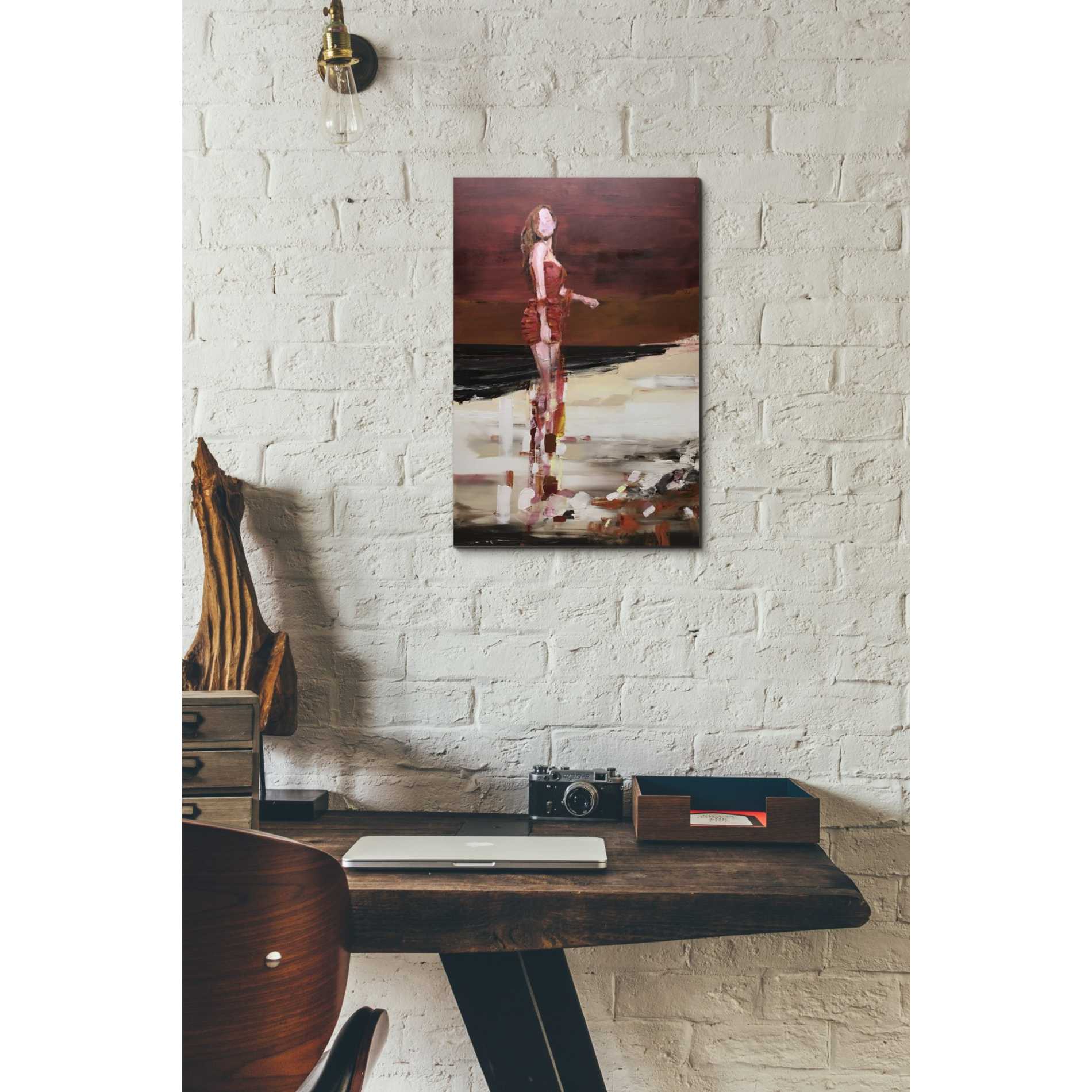 'In Red' by Oscar Alvarez Pardo, Canvas Wall Art,12 x 18