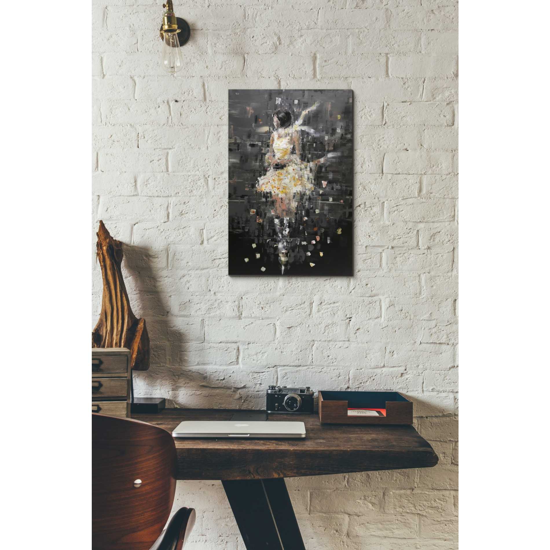 'She's Glowing' by Oscar Alvarez Pardo, Canvas Wall Art,12 x 18