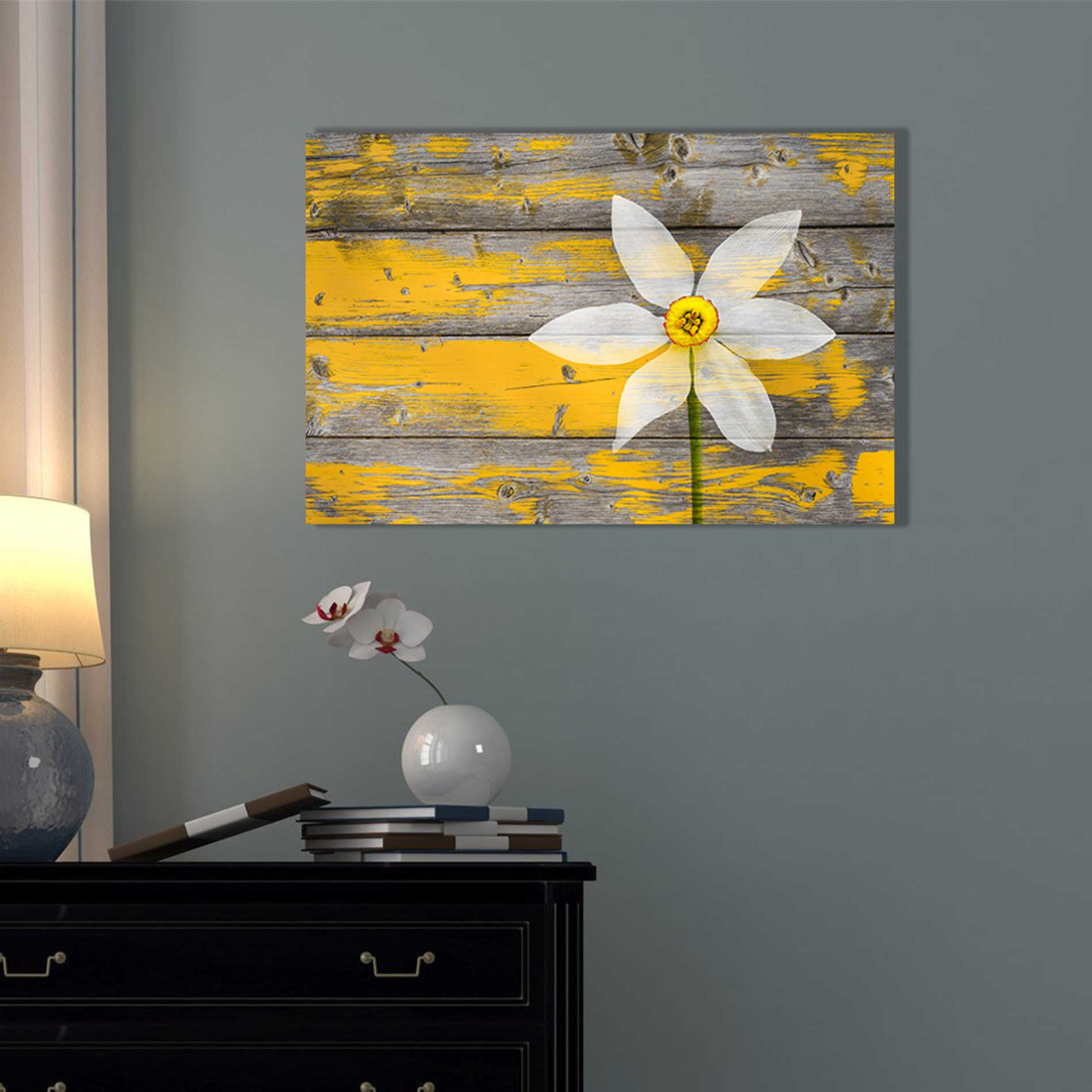 'Wood Series: A Rustic Paradise' Canvas Wall Art,12 x 18