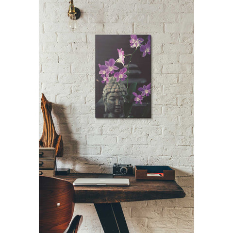 Image of 'Zen Purple Orchids' by Elena Ray Canvas Wall Art,12 x 18