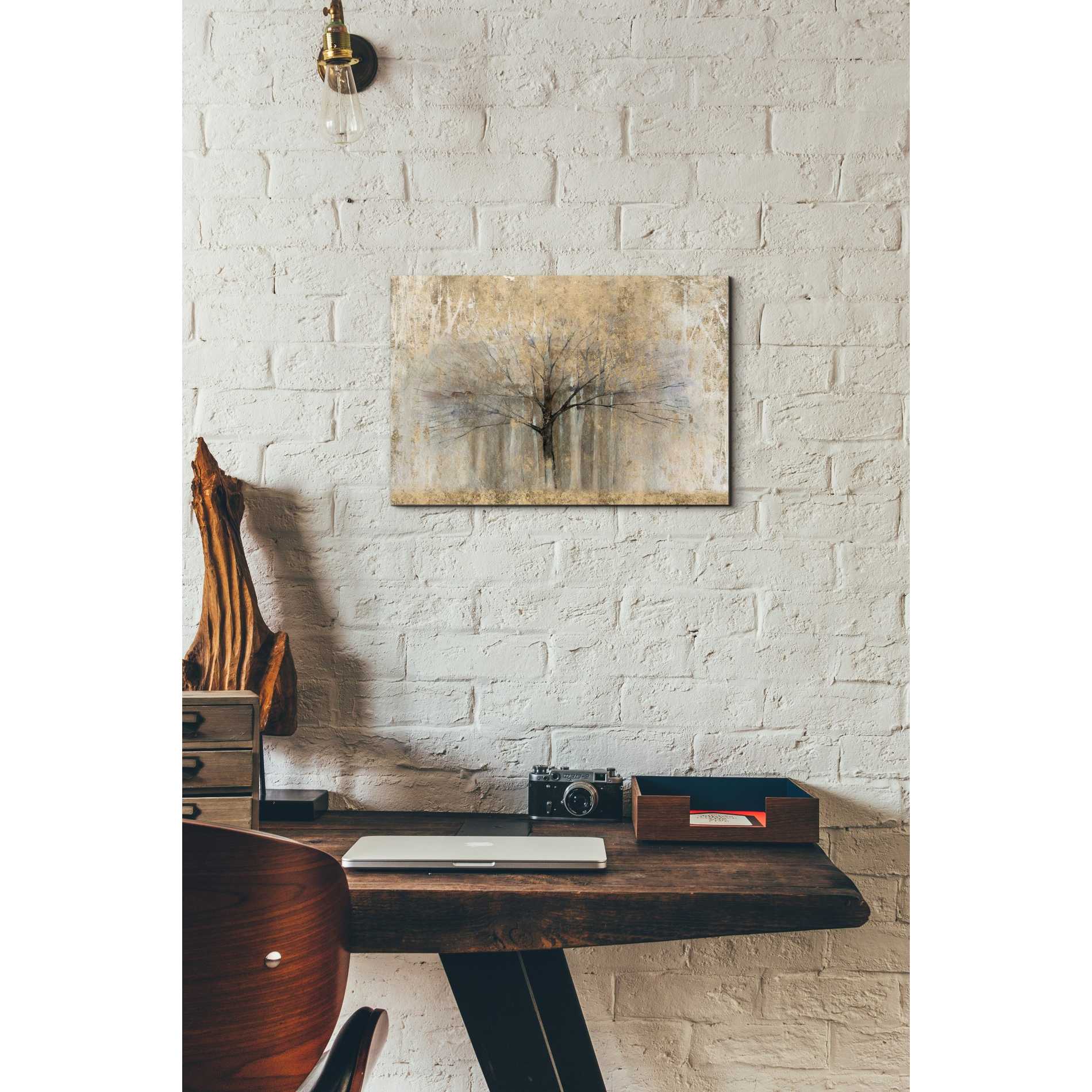 'Open Arms Gold' by Avery Tillmon, Canvas Wall Art,12 x 18