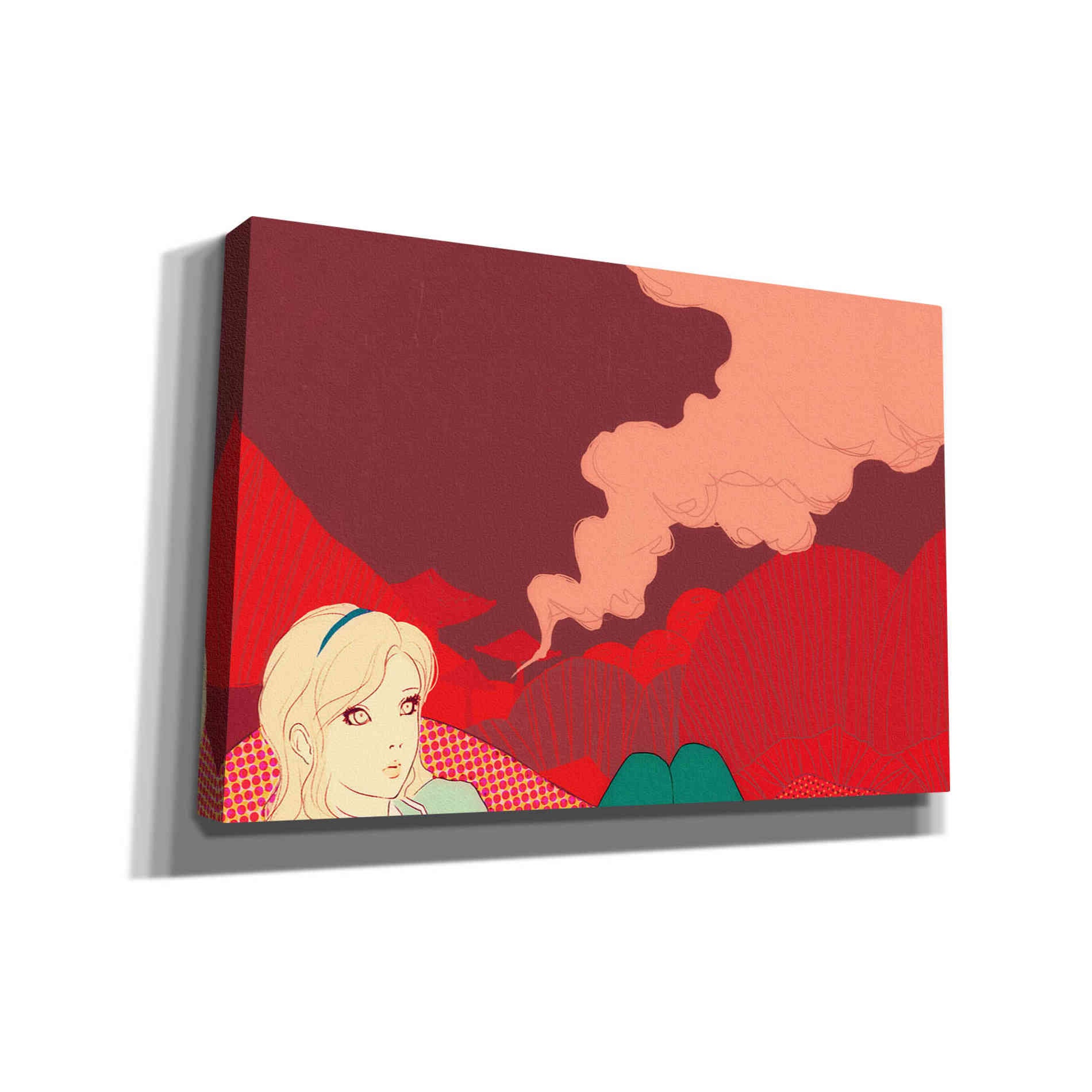 'Blue Planets' by Sai Tamiya, Canvas Wall Art,12 x 24