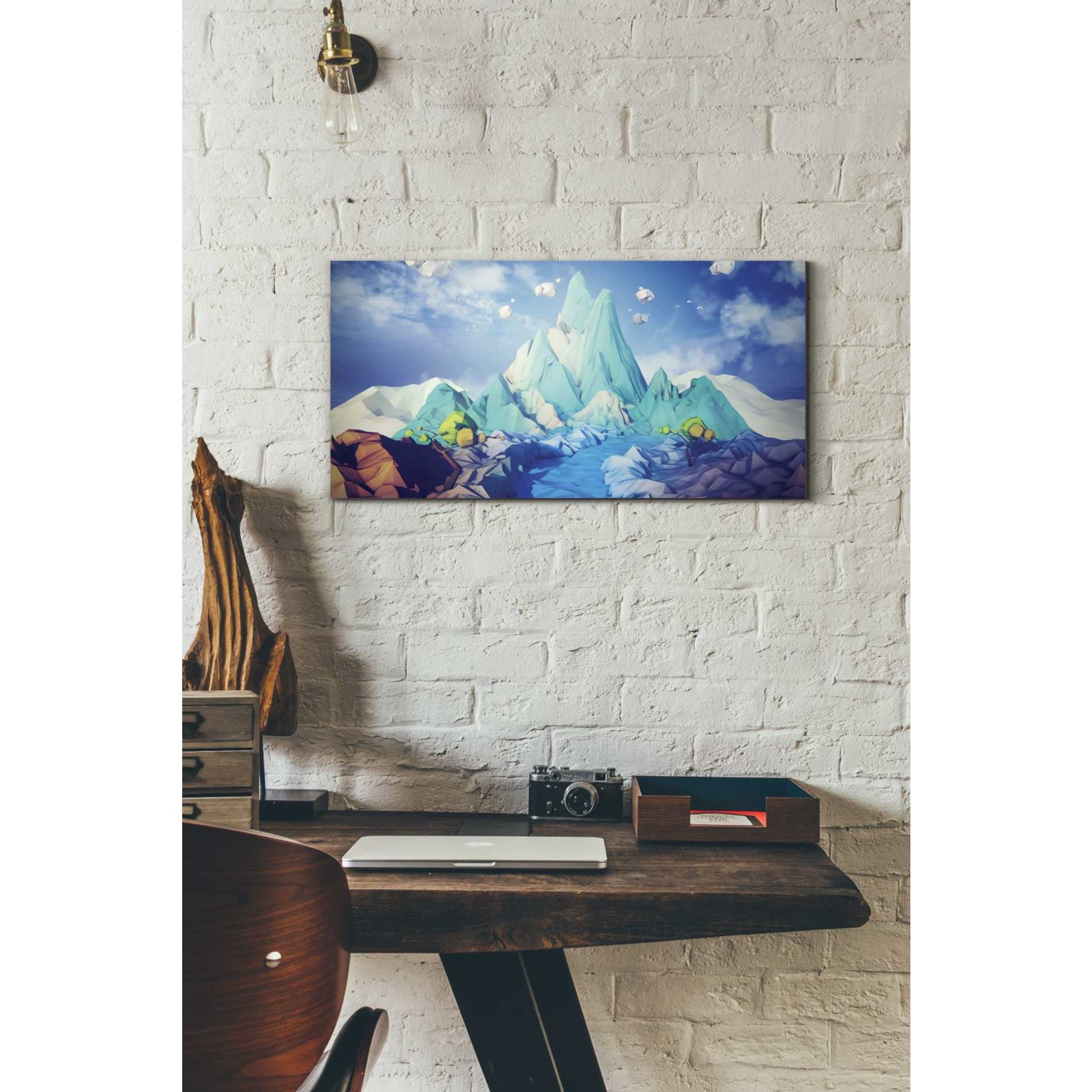 'Lonely Mountain' by Jonathan Lam, Giclee Canvas Wall Art