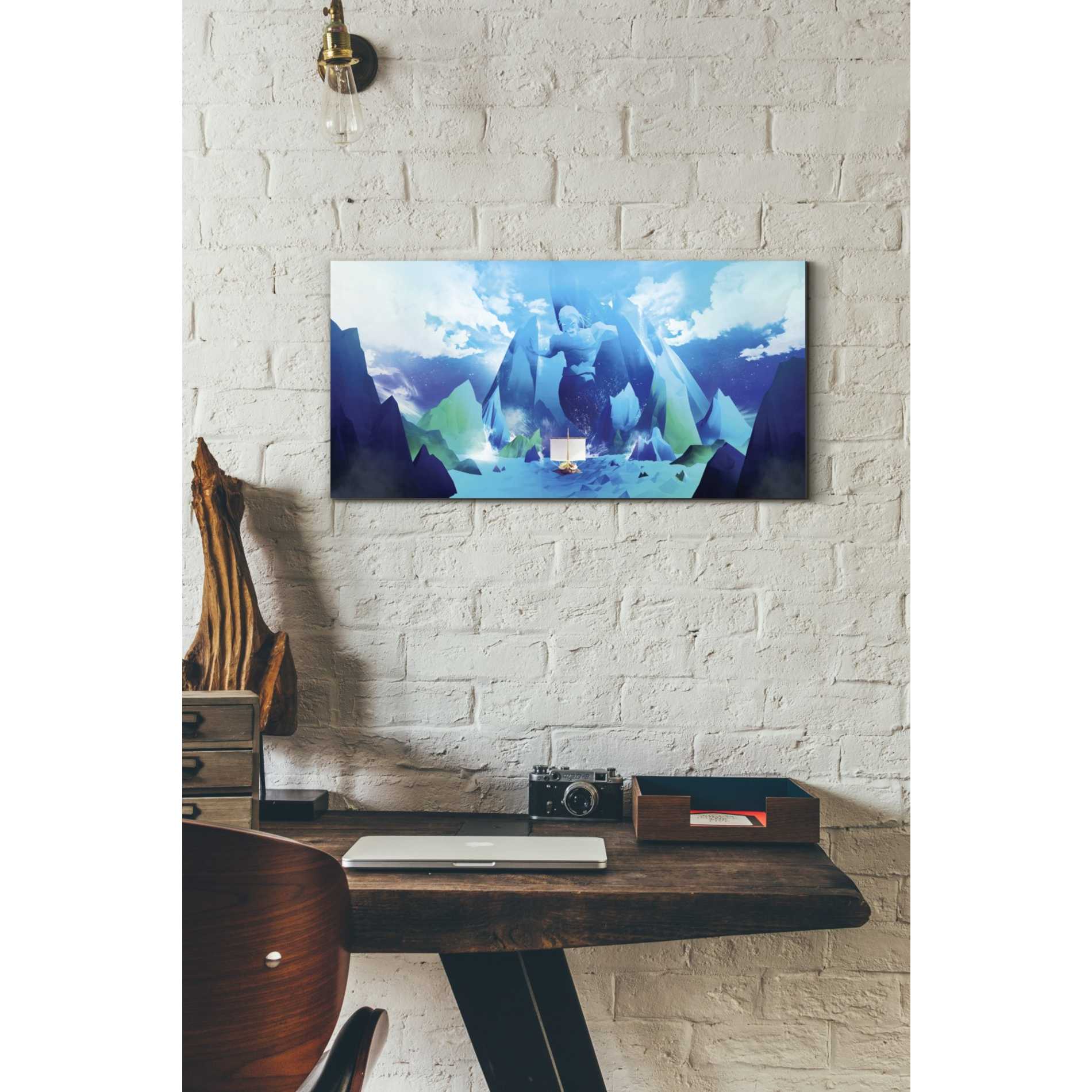 'Triton' by Jonathan Lam, Giclee Canvas Wall Art