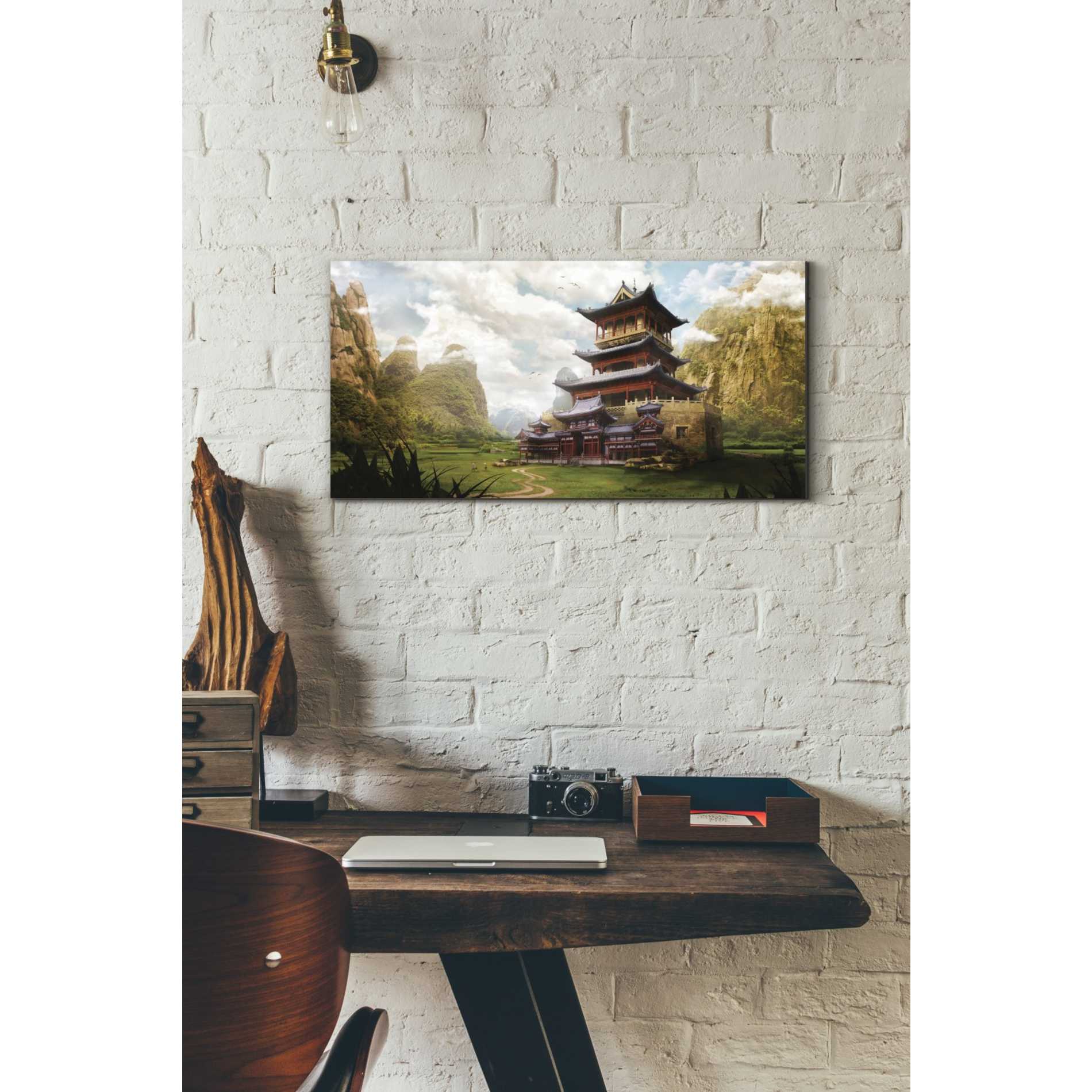 'Hidden Temple' by Jonathan Lam, Giclee Canvas Wall Art