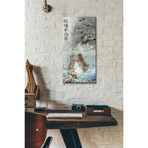 'Fly Like a Dragon, Jump Like a Tiger' by River Han, Canvas Wall Art,12 x 24
