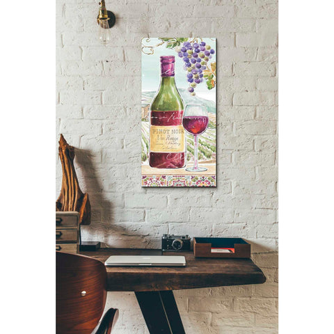 Image of 'Wine Country VI' by Daphne Brissonet, Canvas Wall Art,12 x 24