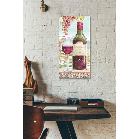 Image of 'Wine Country V' by Daphne Brissonet, Canvas Wall Art,12 x 24