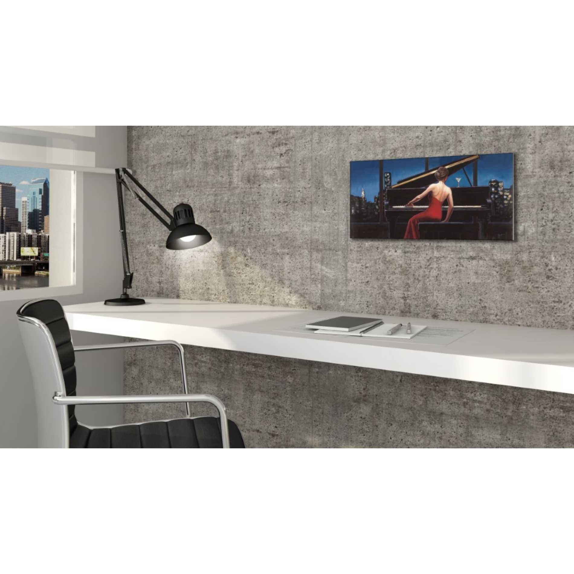 'Lady in Red' by Marco Fabiano, Canvas Wall Art,24 x 12