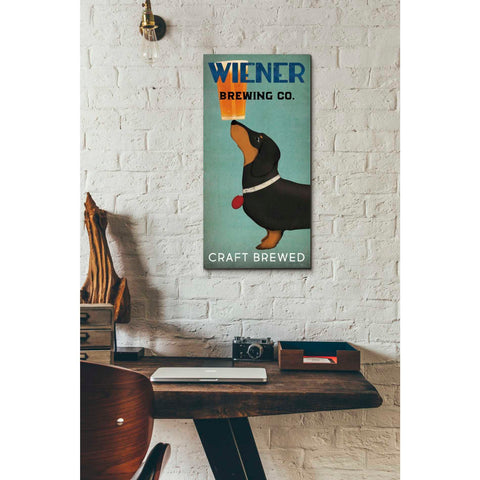 Image of 'Wiener Brewing Co' by Ryan Fowler, Canvas Wall Art,12 x 24