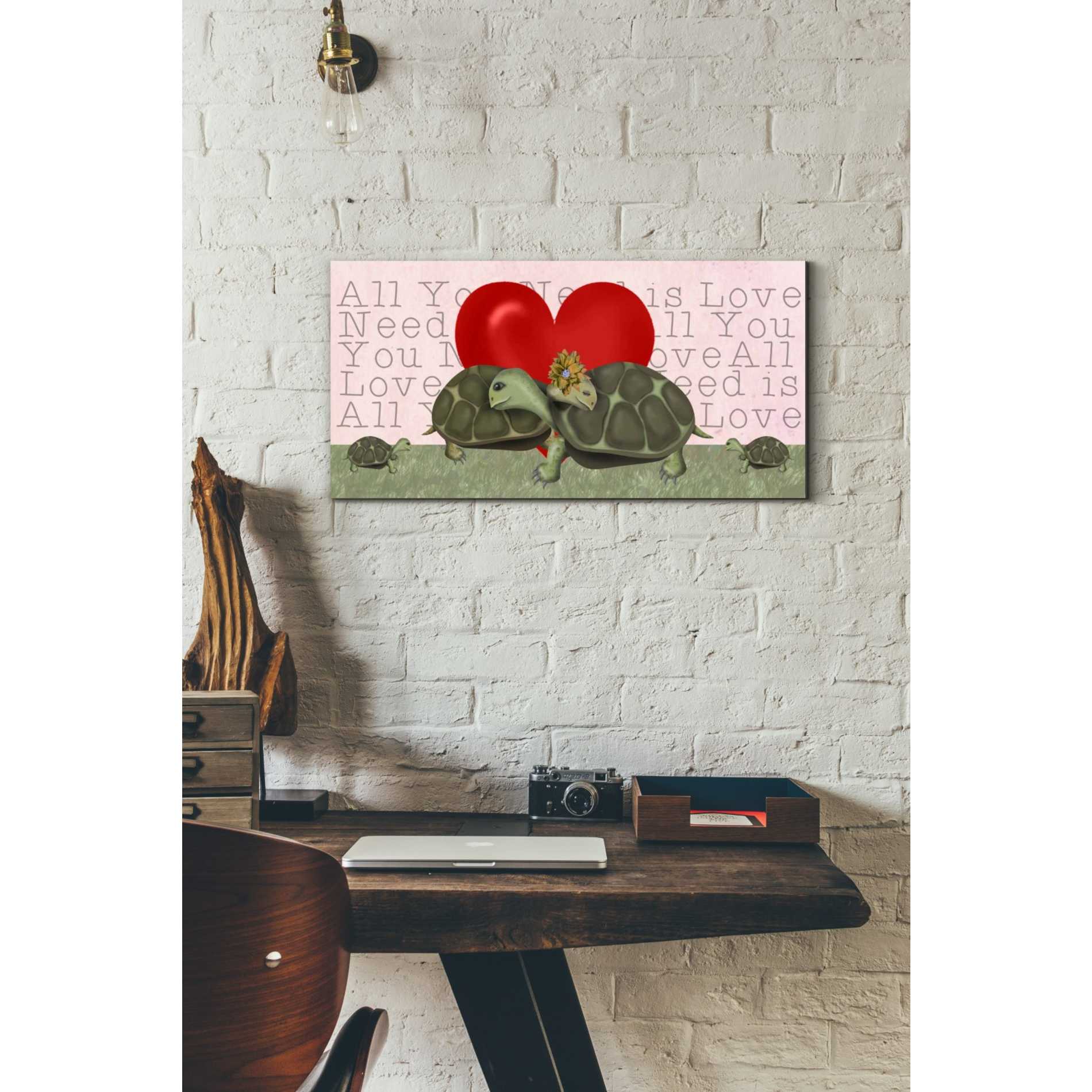 'Love is in the Air Collection H' by Fab Funky Giclee Canvas Wall Art