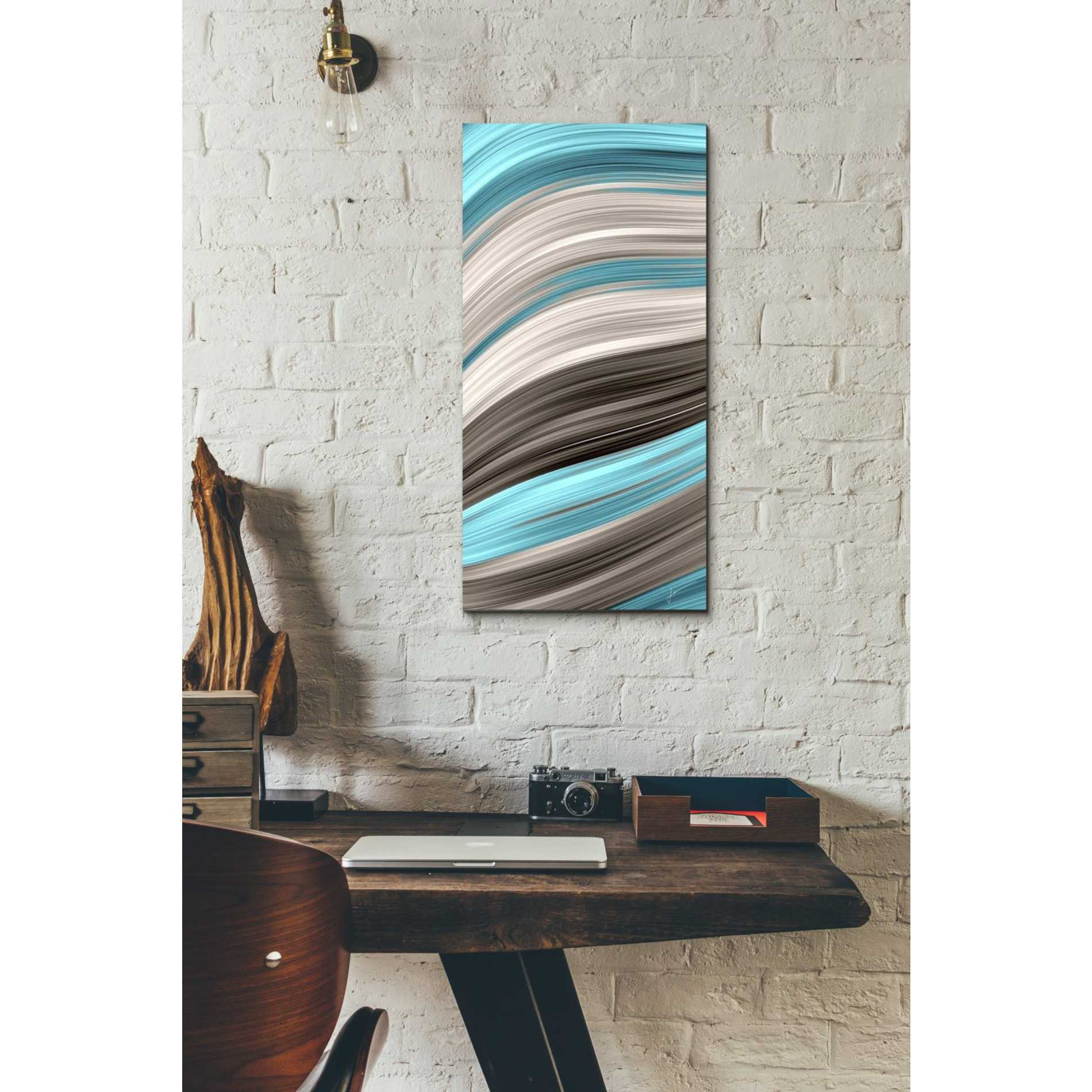 'Aqua Sweep I' by James Burghardt Giclee Canvas Wall Art