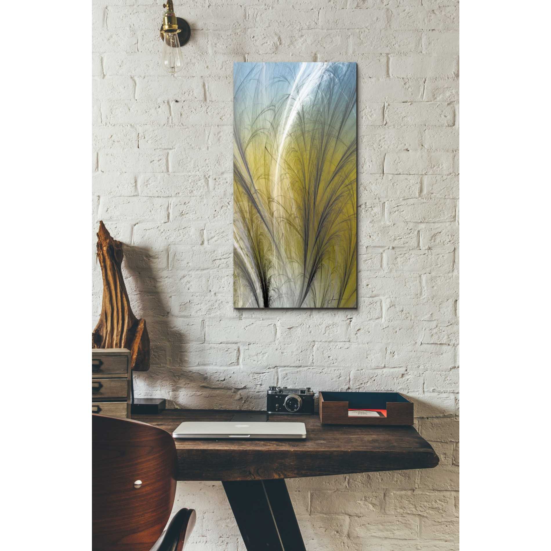 'Fountain Grass III' by James Burghardt Giclee Canvas Wall Art