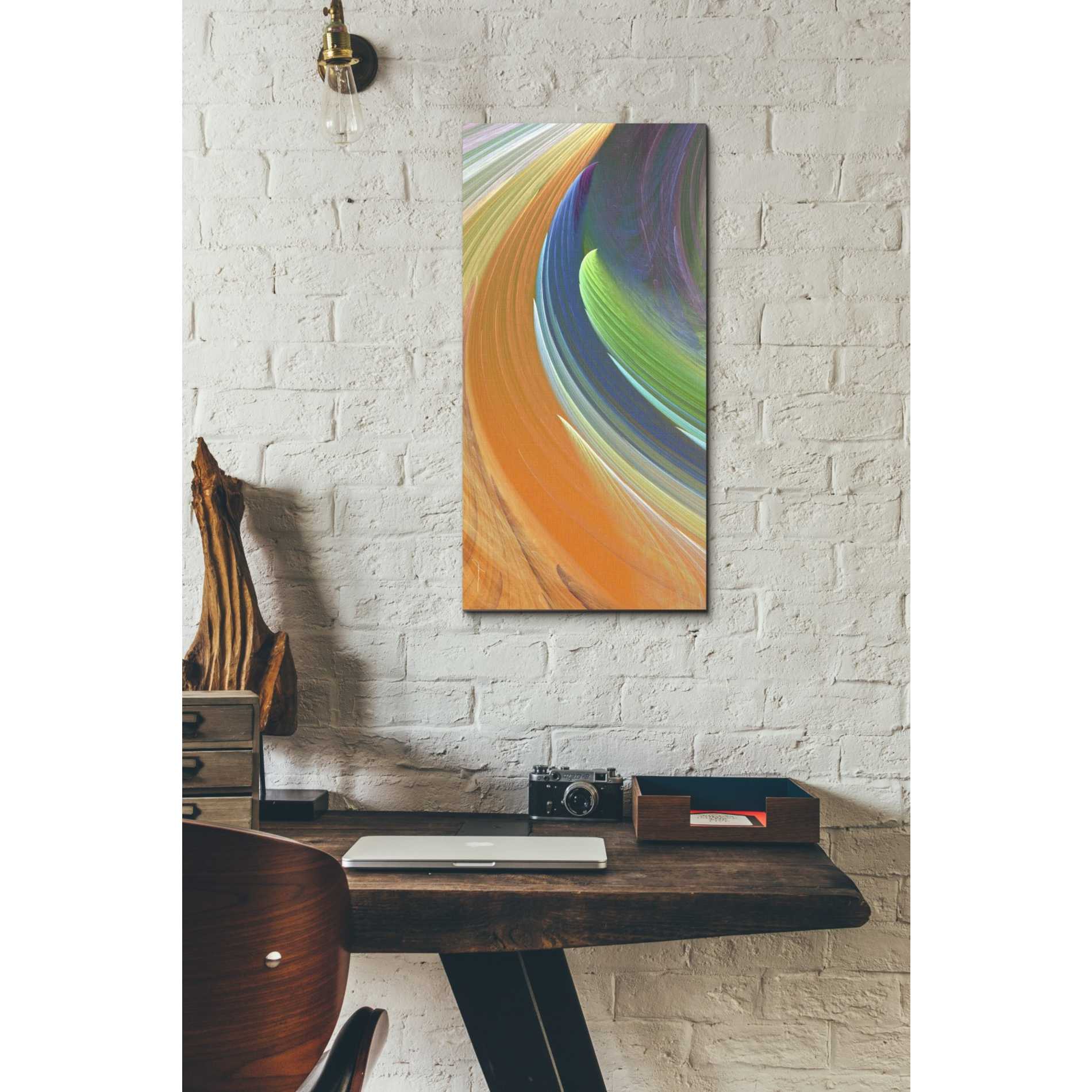'Wind Waves IV' by James Burghardt, Canvas Wall Art,12 x 24