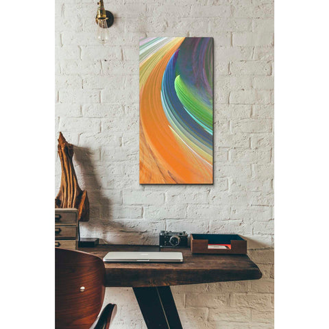 Image of 'Wind Waves IV' by James Burghardt, Canvas Wall Art,12 x 24