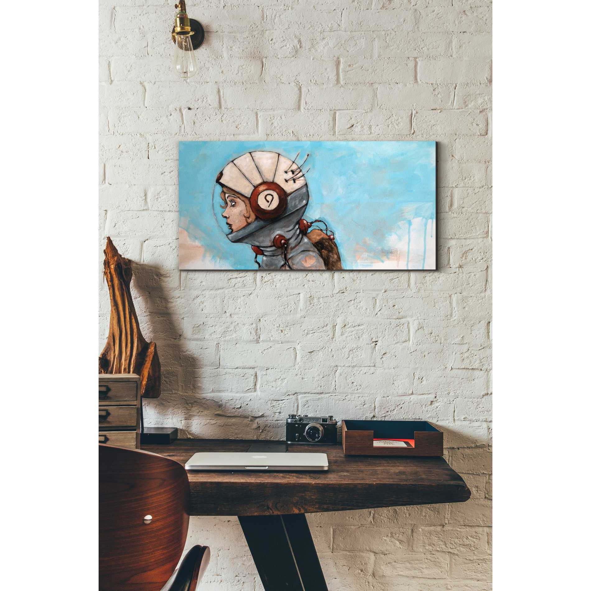 'Rosie The Rocketeer' by Craig Snodgrass, Canvas Wall Art,12 x 24