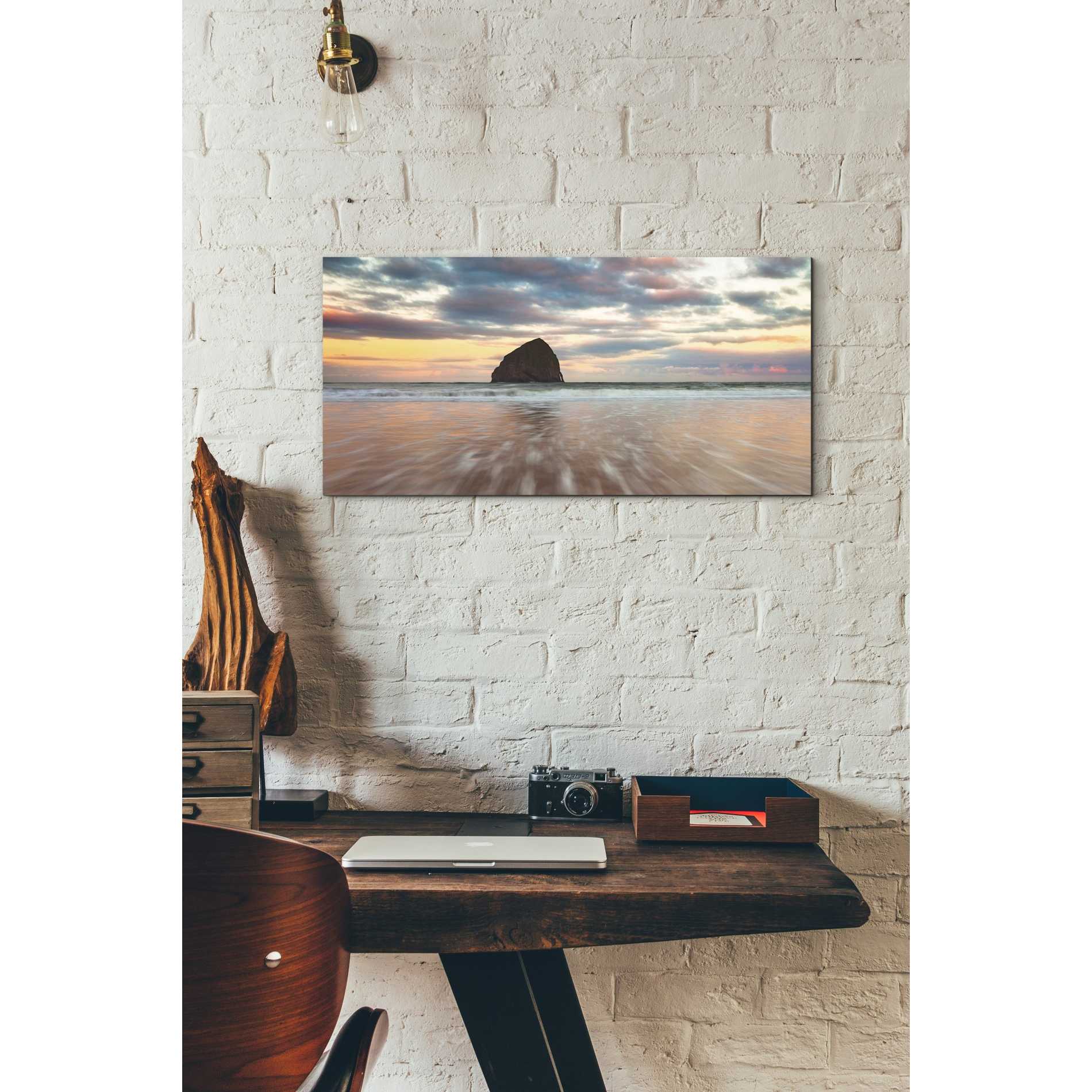 'Cotton Candy Sunrise' by Darren White, Canvas Wall Art,12 x 24