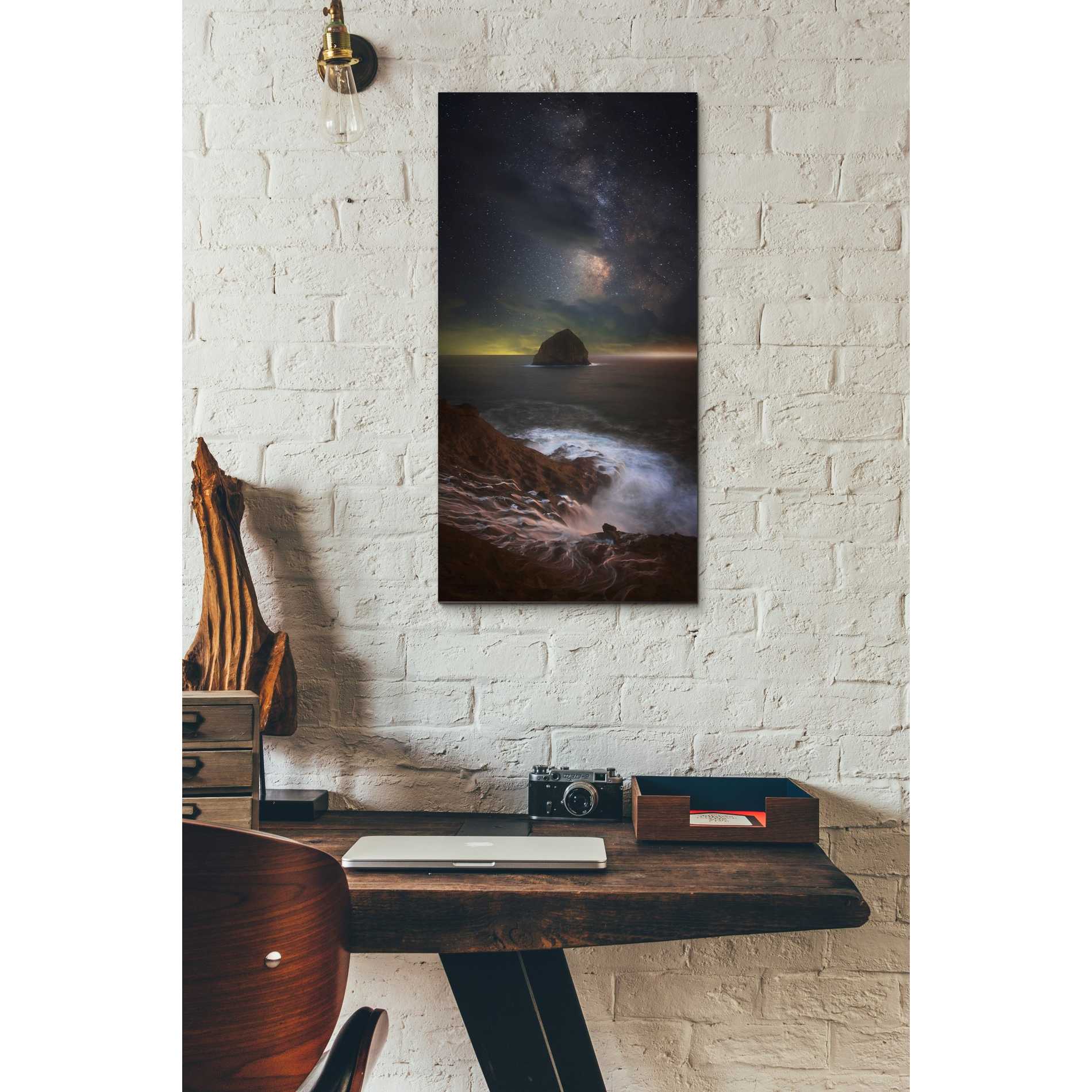 'Kiwanda Skies' by Darren White, Canvas Wall Art,12 x 24