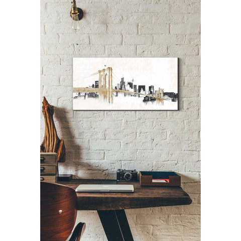 Image of 'Skyline Crossings' by Avery Tillmon, Canvas Wall Art,12 x 24