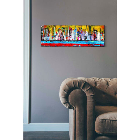 Image of 'Skyline' by Erin Ashley Canvas Wall Art,12 x 36