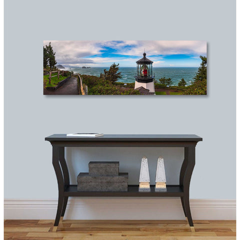Image of 'Cape Meares Bright' by Darren White, Canvas Wall Art,12 x 36